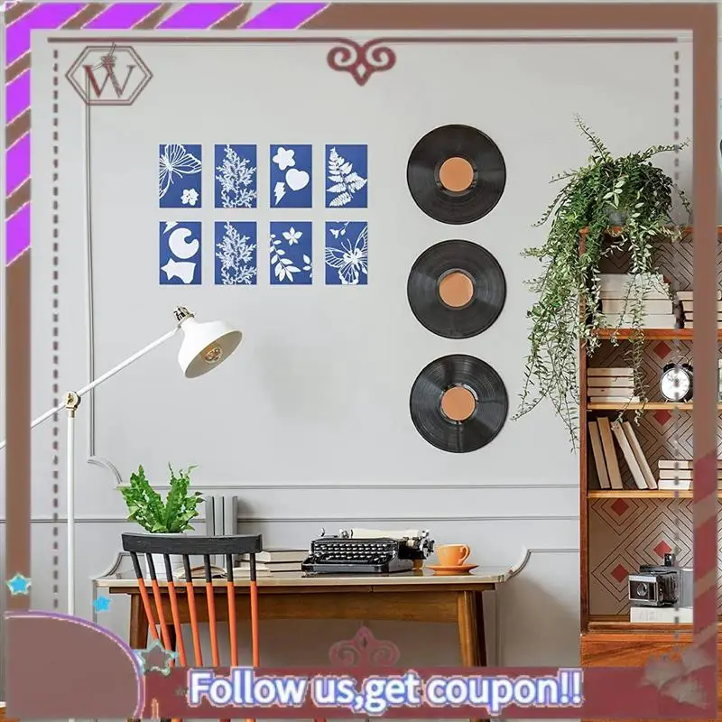 أحدث 122 قطعة من ورق طباعة الشمس مجموعة ورق Cyanotype، ورق رسم بالطاقة الشمسية حساسية ورق طباعة طبيعي (5.9 × 3.9 بوصة)