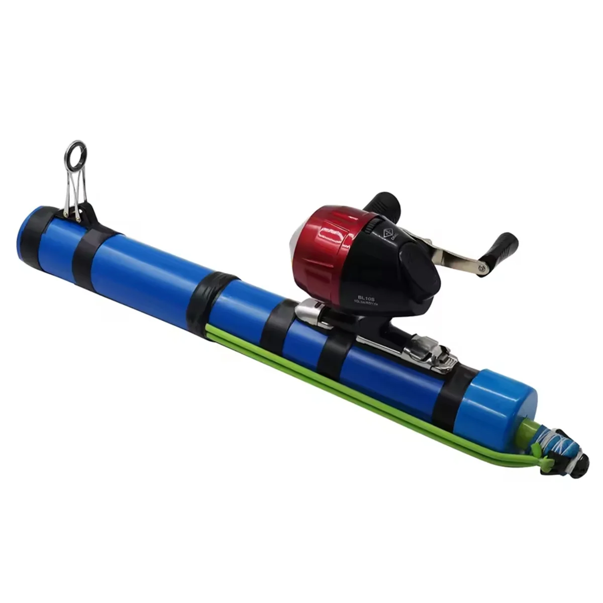 Professional Fishing Bait Dropper. Outdoor Bait - Throwing Tool. Rubber - Band Catapult. Works with Fishing Reels.