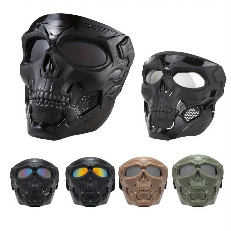 Skull Design, Adjustable Strap & Side Pockets, Perfect for Halloween, Role-Playing, Day of the Dead, and Cosplay