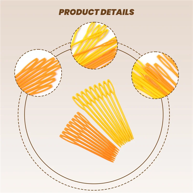 -A14E 18 шт. пластиковая пряжа для ручного шитья, гобеленовые иглы для штопки, 9,3 см, 7 см, каждый по 9 шт.