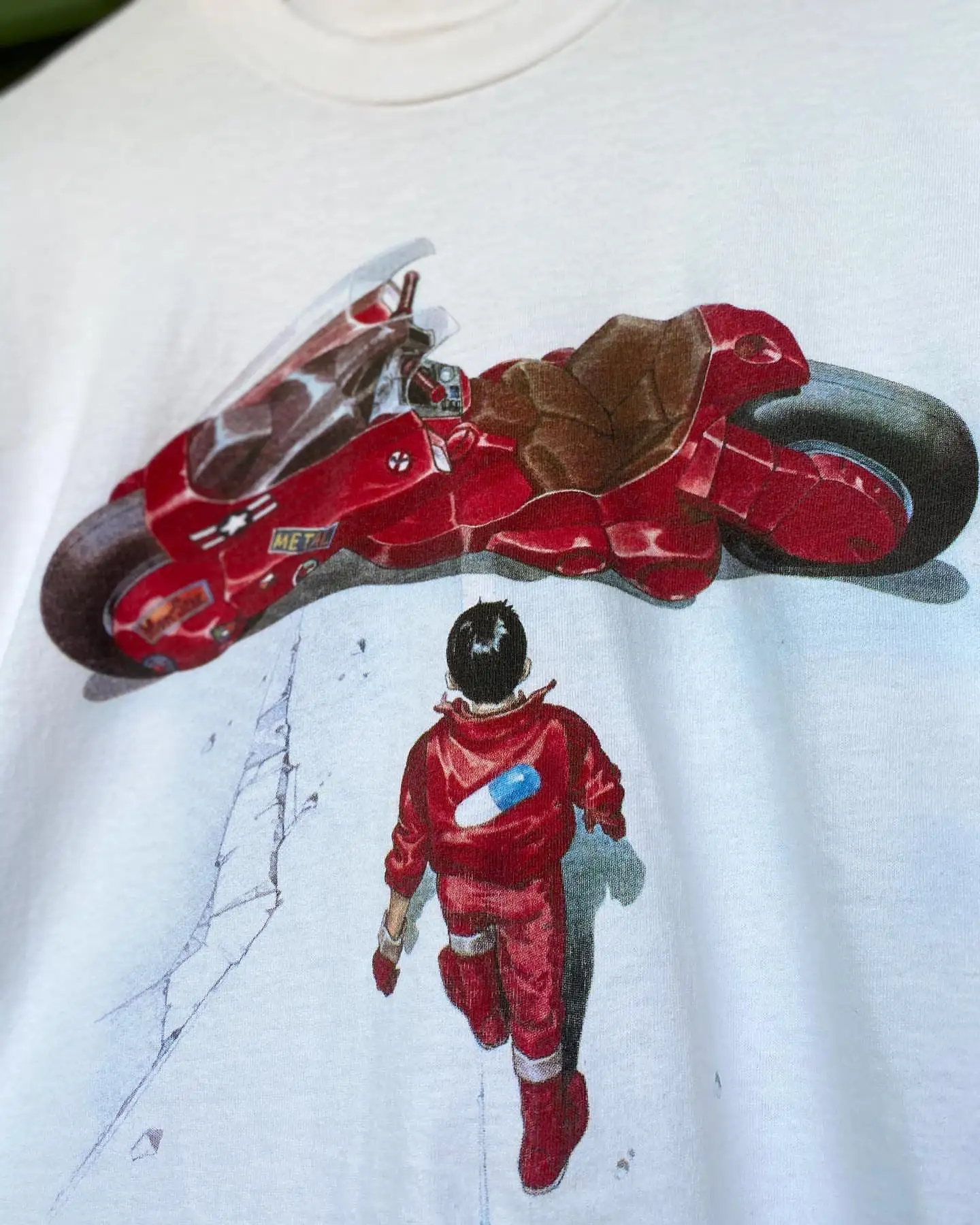 

Japanese Anime Akira Retro Men's and Women's Loose Tops Niche Summer Printed Short-sleeved T-shirts