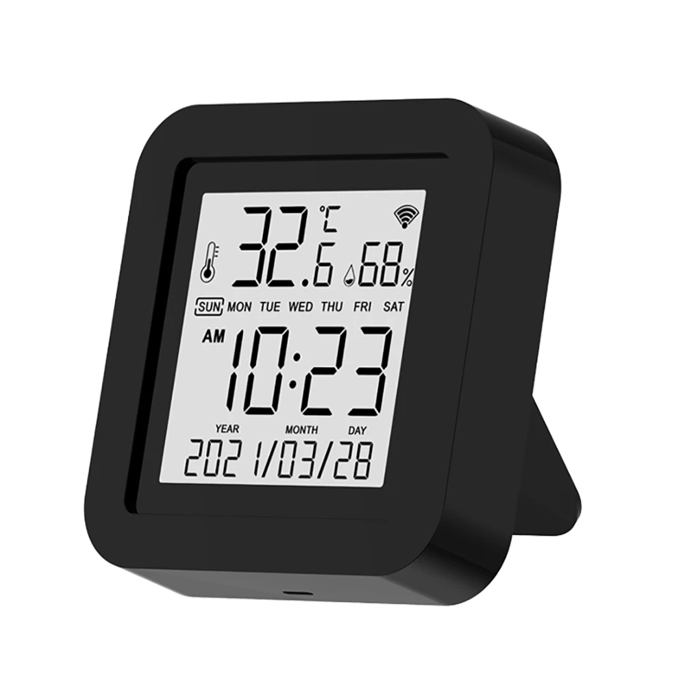 

S09 3-в-1 Wi-Fi ИК-пульт дистанционного управления с датчиком температуры и влажности с ЖК-экраном