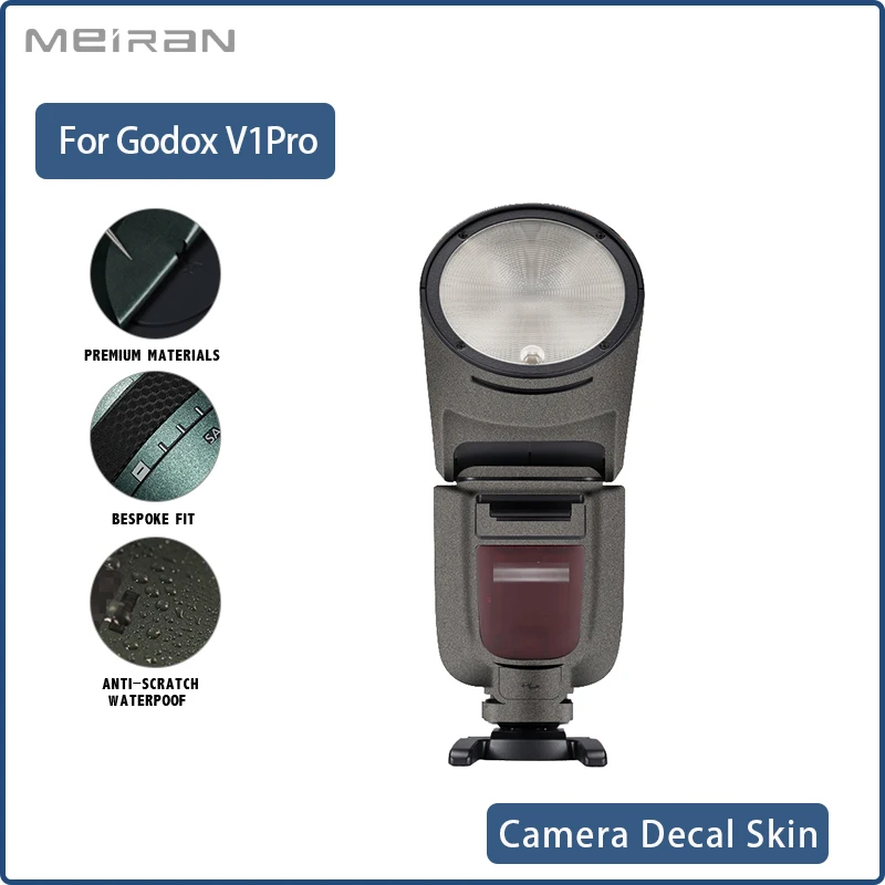 

Camera Flash Body Skin Sticker For Godox V1Pro Anti-Scratch Camera flash lamp Body Skin Wrap Film Protective Cover Film