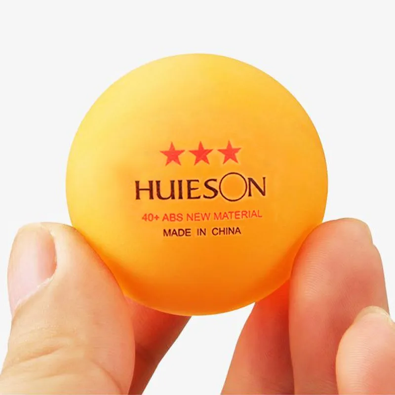 Huieson 30 Pcs 3 Star 40mm 2.8g Table Tennis Ball Ping Pong Ball for Match New Material ABS Plastic Table Training Balls