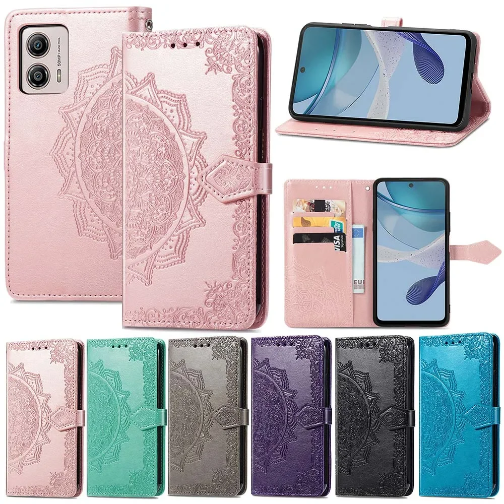 Mandala Flip Case For Infinix Hot 30 Play 30i 20 20i 20S 11S Note 12 G96 G88 Note 40 Pro Zero 30 5G Smart 8 Leather Wallet Cover