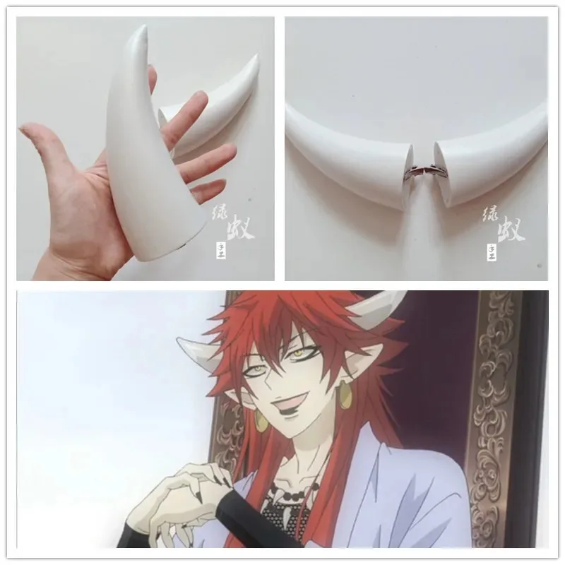 2025 aaa Amore Kamisama Bacio Akura-U Corna Testa Clip Copricapi Hairwear Puntelli Cosplay Accessori Halloween Chri