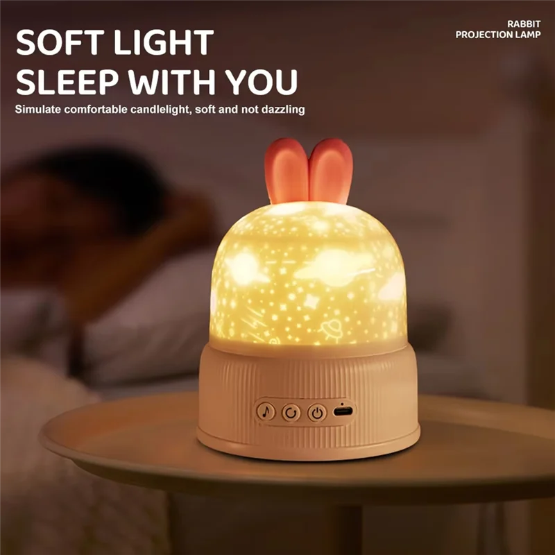 

Cute Projector Night Light For Kids Ocean Projection Sleep Lamp For Baby Valentine's Day Gifts Room Decor-B91B