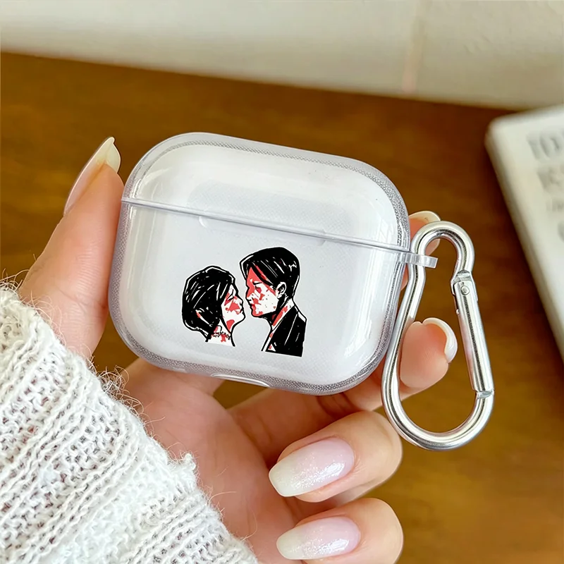 Band my chemical romance TPU Earphone Cover Transparent Soft Earphone Protector Case for Airpods Pro 3 2 1 4 Friends Fans Gift view 2