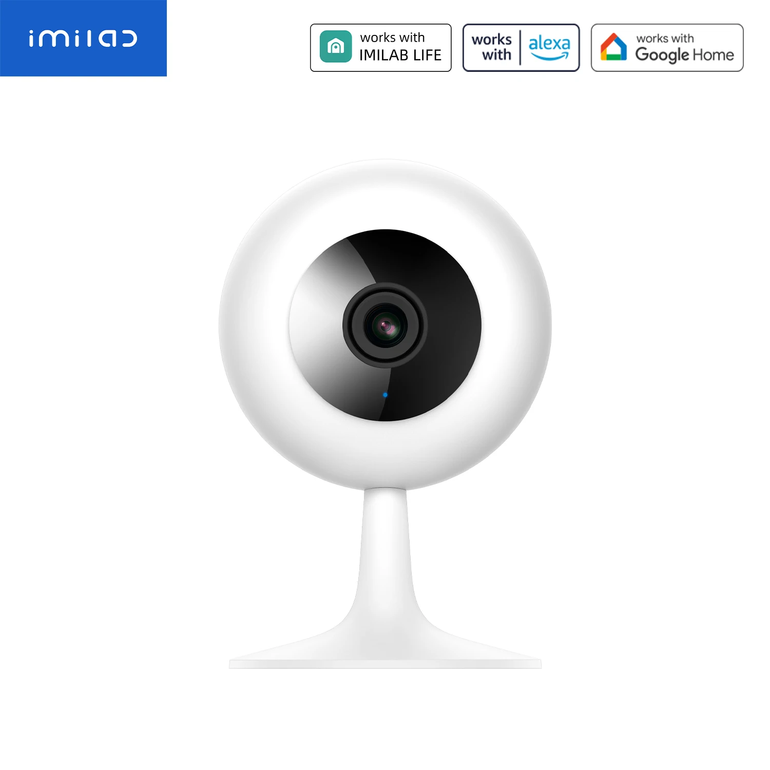 IMILAB SC230 2.5K Indoor Camera, 115° Wide Angle Wi-Fi Security Camera, Free AI Recognition, Two-Way Audio, Night Vision