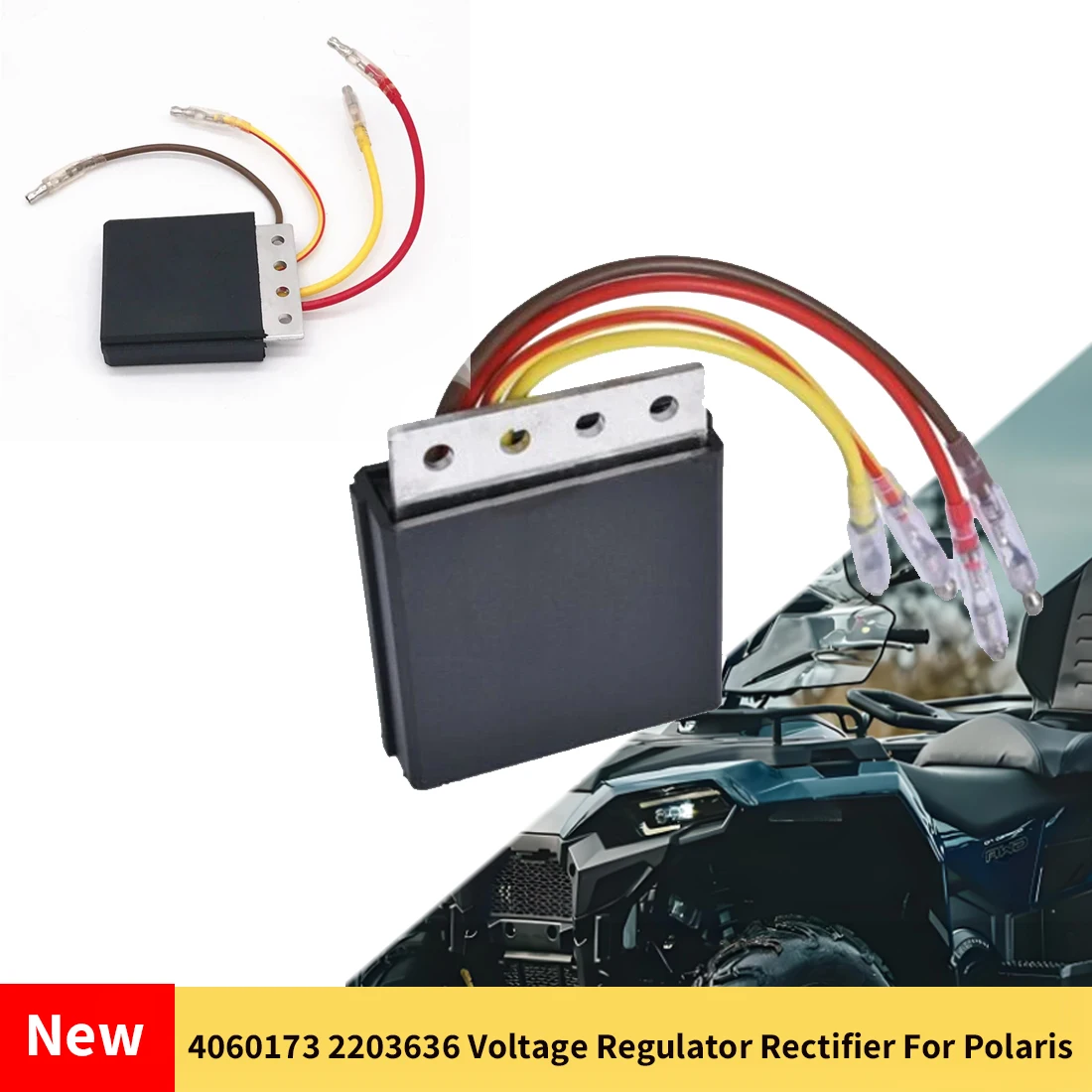 

4060173 2203636 Voltage Regulator ATV Rectifier For Polaris ATV Magnum 500 / Big Boss 500 / Worker 500Ranger 500 ATV Accessories