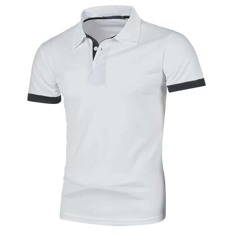 Animal Game Men's Short Sleeve Polo Shirt Solid 4