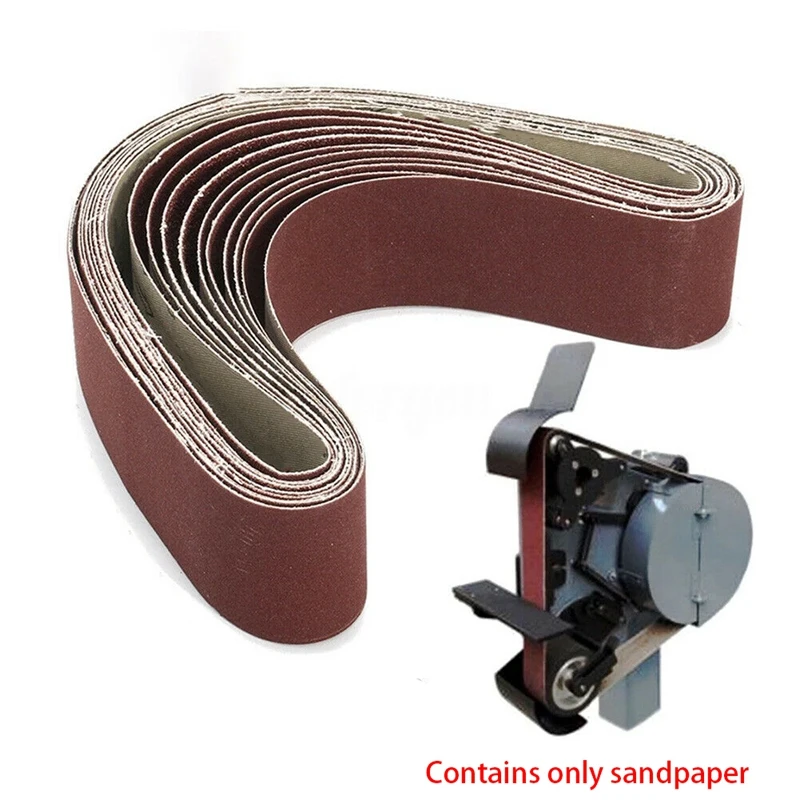 10แพ็ค686X50มม.เข็มขัดขัดอลูมิเนียมออกไซด์Sander Sanding Belt