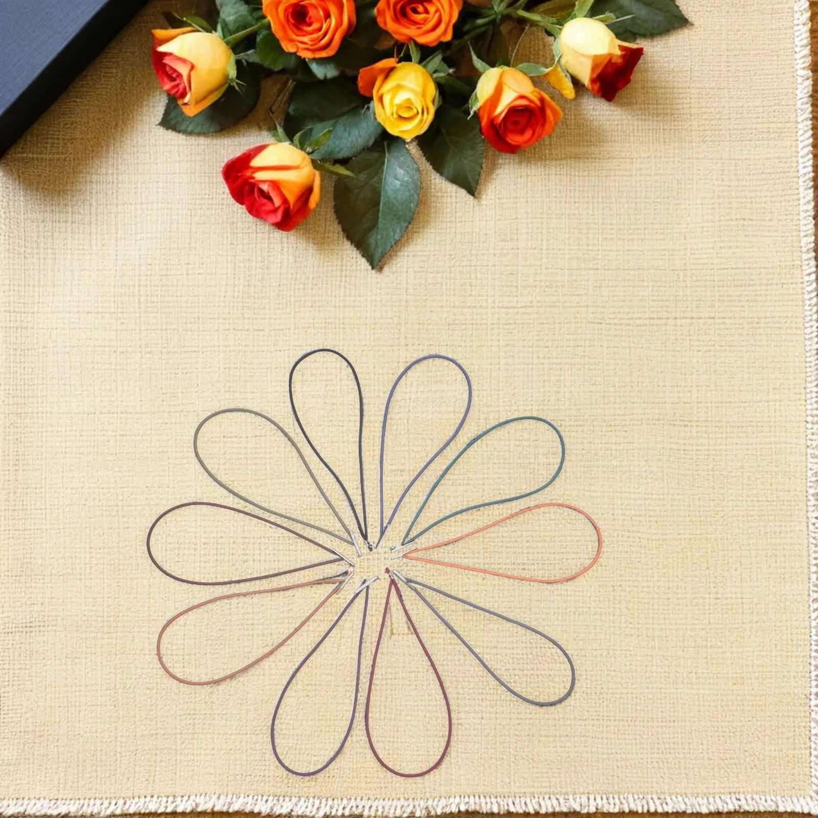 

10Pcs Elastic Cord for Books 12Cm Soft Round Stretch Band with Sturdy Ends Perfect Notebook Accessories for Planners Journals