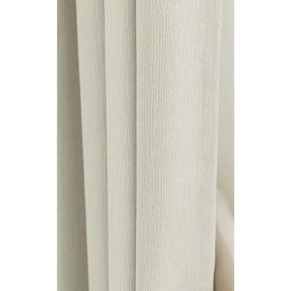 Solid Color Chenille Jacquard Grommet Curtains, Blackout Drapes for Living Room, 52x84 Inches, 2 Panels, Room Darkening