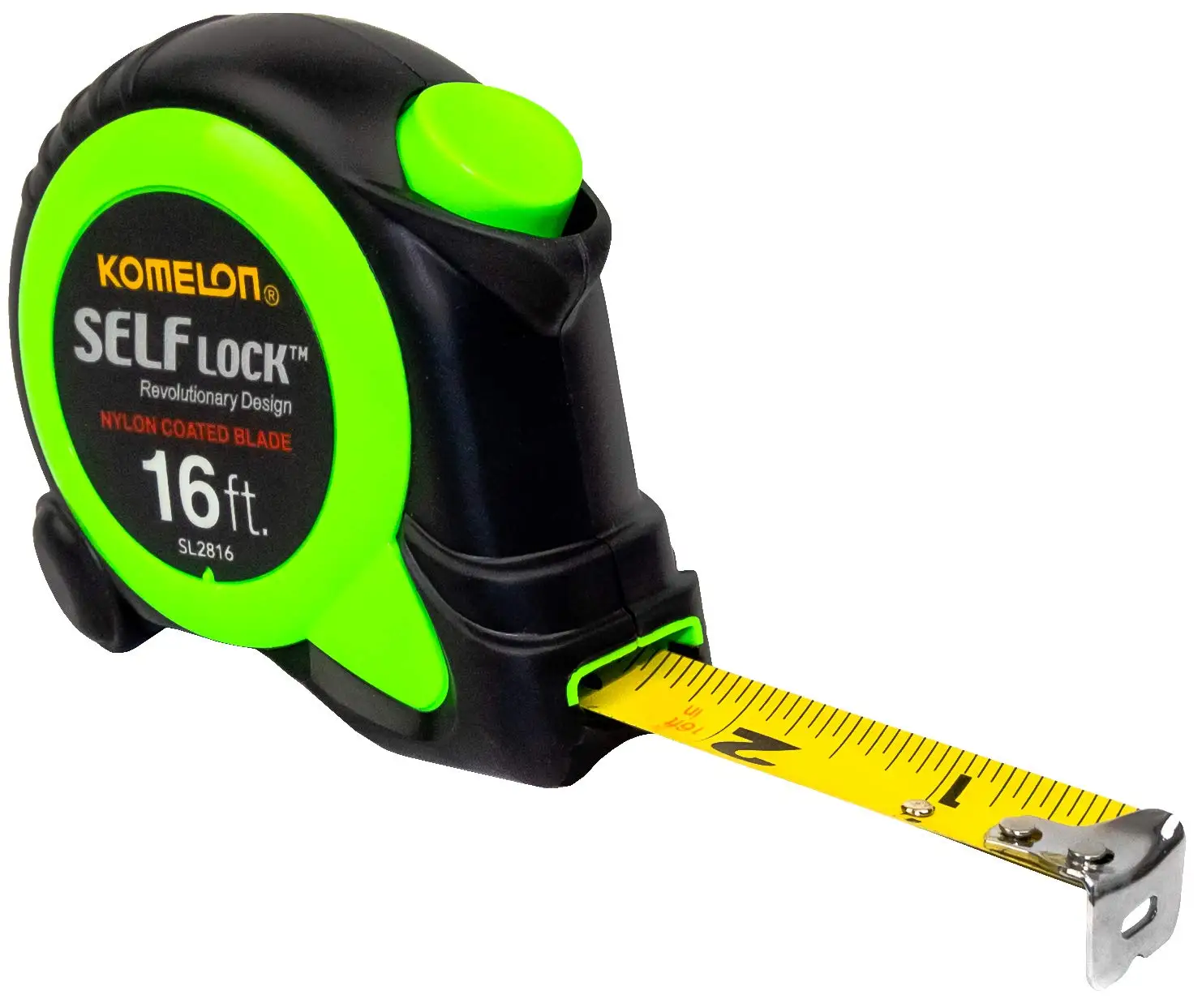16-Foot Self-Locking Tape Measure with 3/4-Inch Blade for Accurate Measurements