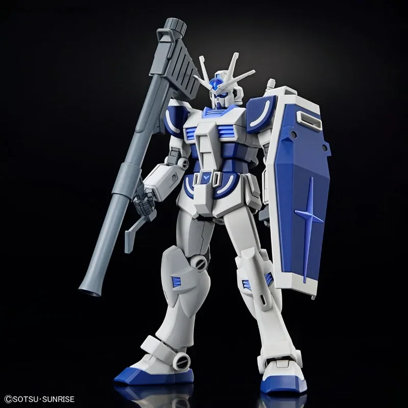 Bandai em estoque original grau de entrada a base gundam limitada lan gundam shishiaku ichigata anime figuras de ação brinquedos colecionáveis