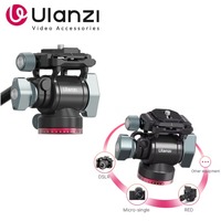 Ulanzi U-190 panoramic gimbal: hydraulic oil video damping design, suitable for tripod/monopod/SLR bracket/mobile phone