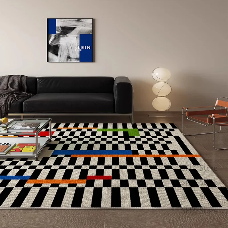Bauhaus Style Non-slip Large Living Room Carpet Home Decoration Luxury Nordic Washable Large Rug Bedroom European Tatami Mat