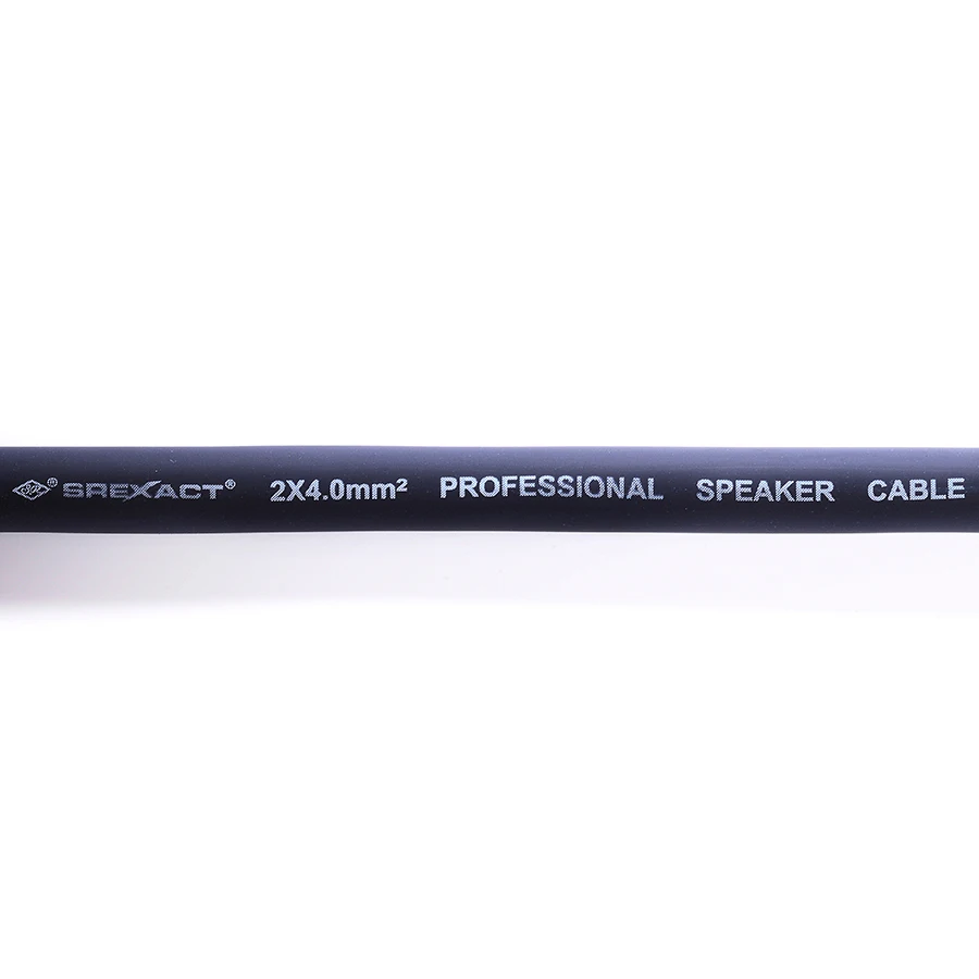 SREXACT Speaker Cable 2 x 4.0mm ² Loudspeaker OFC Oxygen-free Copper Engineering Home Decoration Stage Mobile Wire