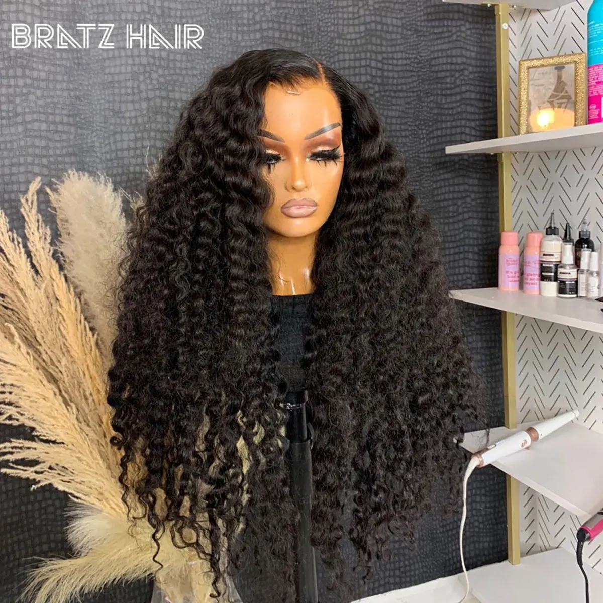 

300% High Density Loose Deep Wave Wig 13x6 Lace Front Wig 13x4 Transparent Curly Lace Frontal Human Hair Wigs for Black Women