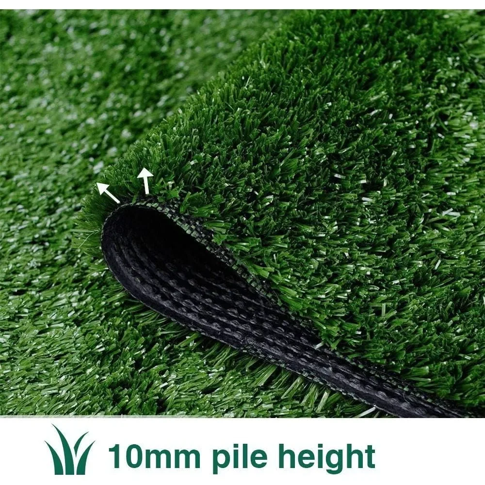 Artificial Grass Turf Lawn-7 Feet x 15 Feet Polypropylene Material  , 0.4