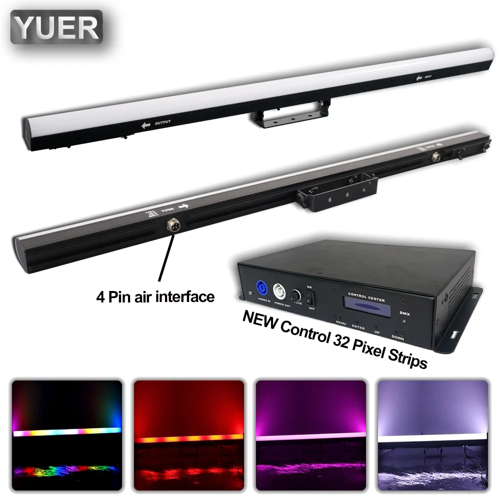 New RGB 3IN1 40X0.5W Led DJ Disco Semicircle Digital Tube Pixel Tube in Full Colour For Party Bar Stage Effect Dmx 512 Control