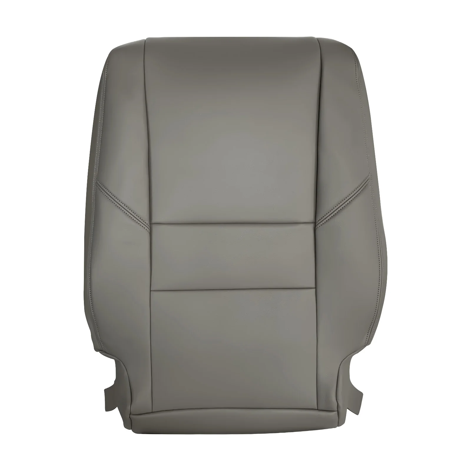 Front Driver & Passenger Leather Seat Cover Gray For Toyota Sequoia 2000-2007