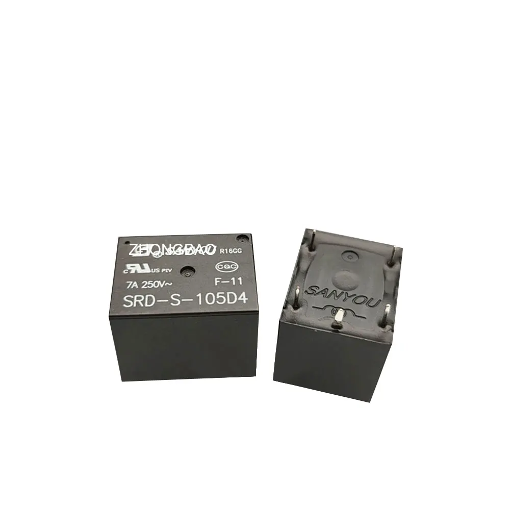 2PCS/LOT SRD-S-105D4 Relay 5 Pins Contacts