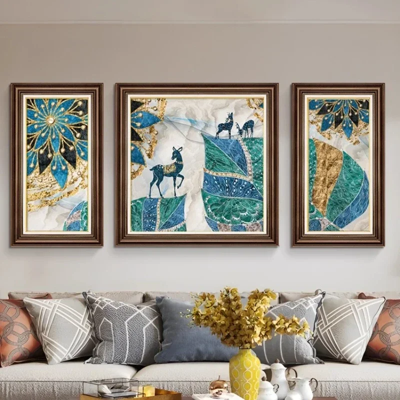 

Home Decor Items Bedroom Marvel Painting Calligraphy Arts Deer Set Of 3 Room Decoration Poster Wall Art Room Decor Posters
