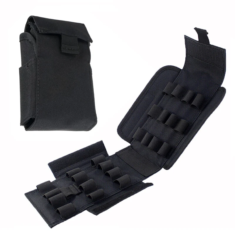 

Tactical Gun Accessories 25 Rounds Foldable Ammo Pouch Molle Shotgun Shells Bullet Rifle Cartridge Holder Carrier Bag