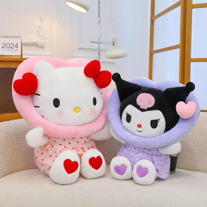 

Новый MINISO Love Kuromi Kitty Cat плюшевая игрушка кукла подушка подарок на день рождения