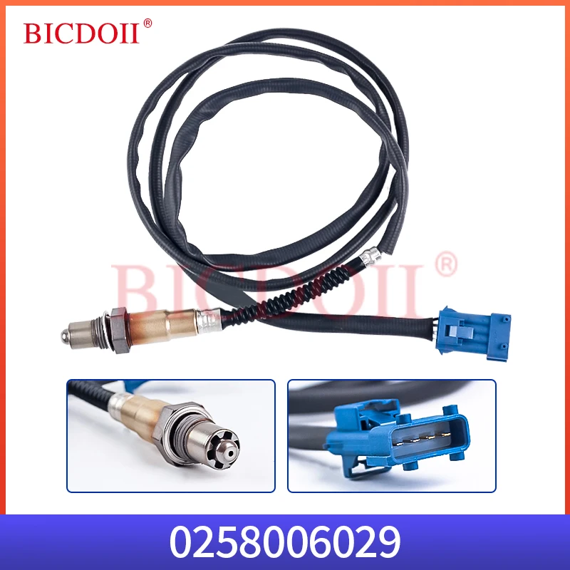 

High-quality Air Probe O2 Oxygen Sensor 0258006029 for Peugeot 206 301 307 308 406 607 806 Citroen C3 C4 Xantia Xsara 0258006026