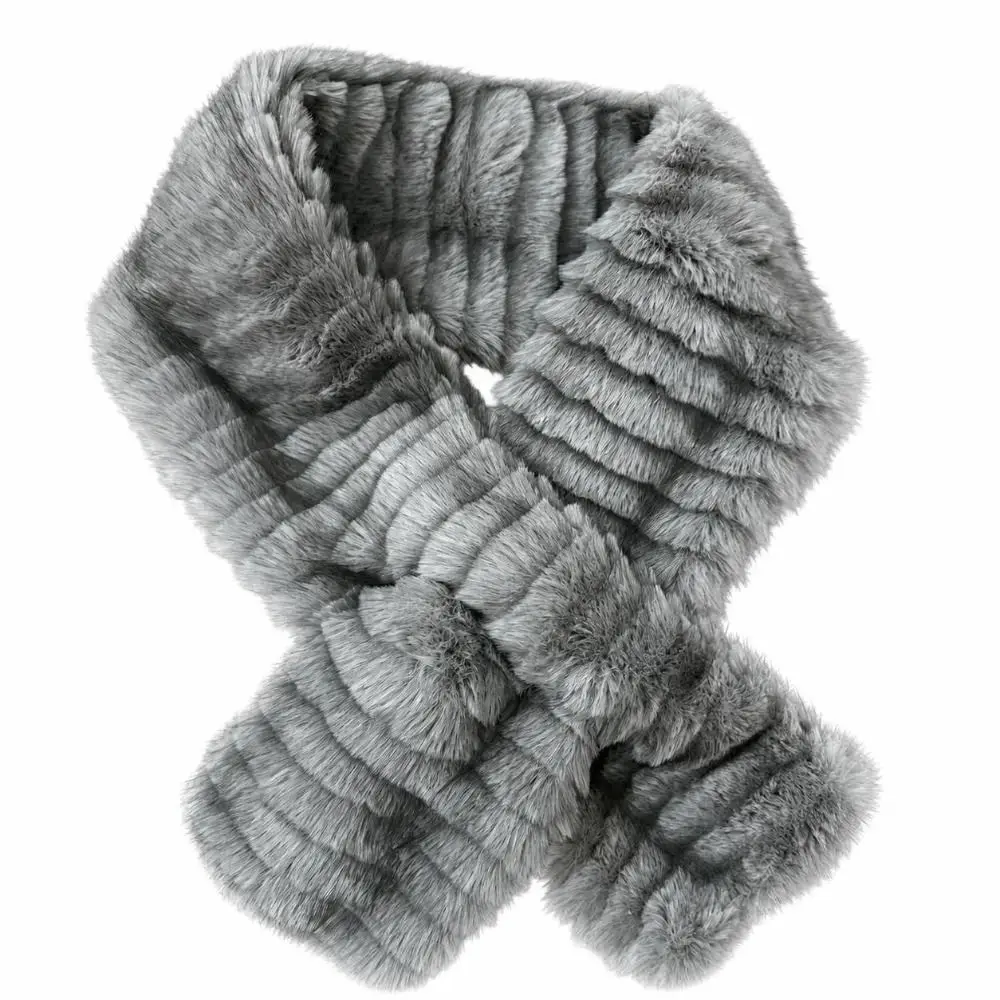 Gifts Faux Mink Fur Faux Fur Scarf Soft Thickened Neck Warmer Faux Fur Collar Women's