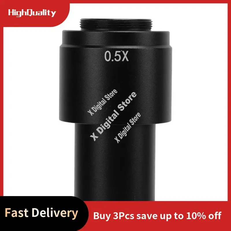 Microscope Eyepiece 0.5X C Mount Microscope Camera Adapter Lens 28Mm For Industry Microscope Camera Eyepiece Lens Durable-ABVK