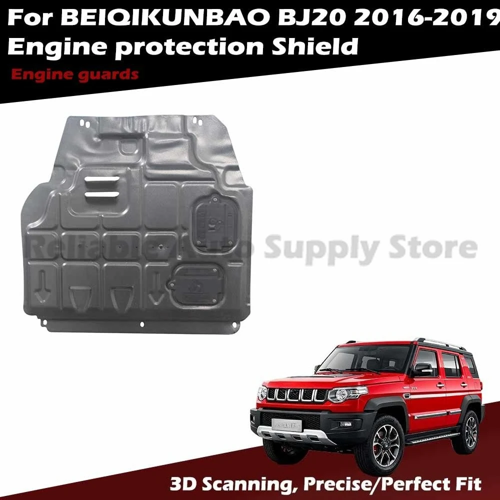 

Universal Car Engine Underbody Shield Skid Plate for Off Road Protection for Beiqikunbao BJ20 2016-2019
