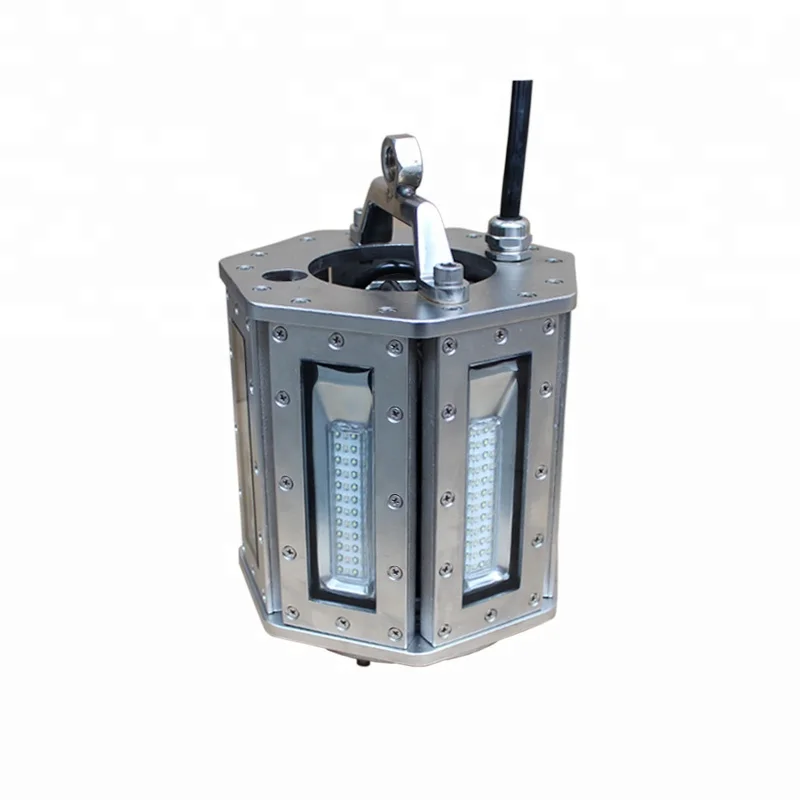 1000W 12V green LED fishing light, submersible lamp for 50M deep sea squid and fish boat fishing operations