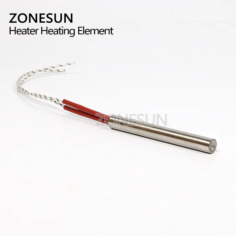 ZONESUN-Wired Heating Element Mold, Geração de Eletricidade, 30mm Comprimento, 6.8.10.12mm Diâmetro, 5Pcs, AC 220V