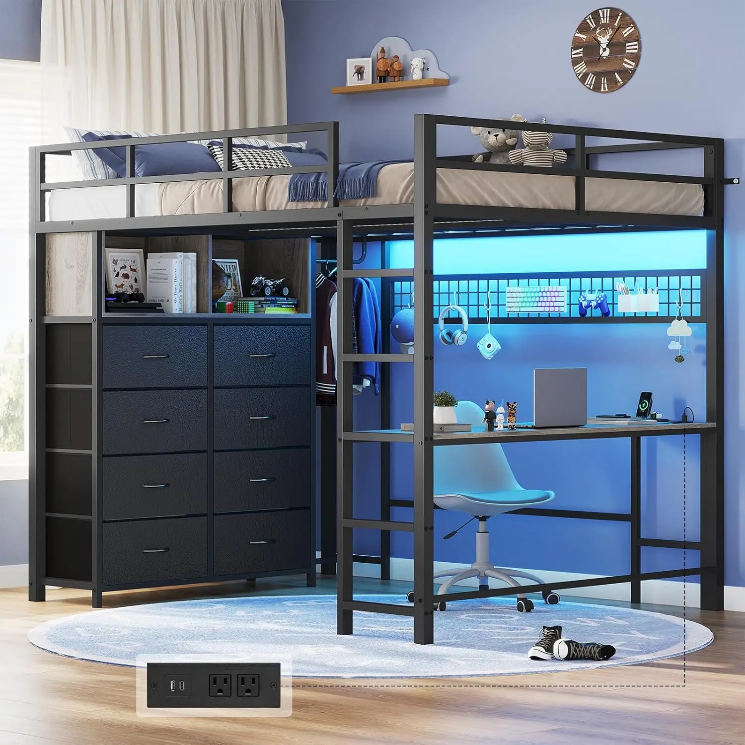 Adorneve Loft Bed F…