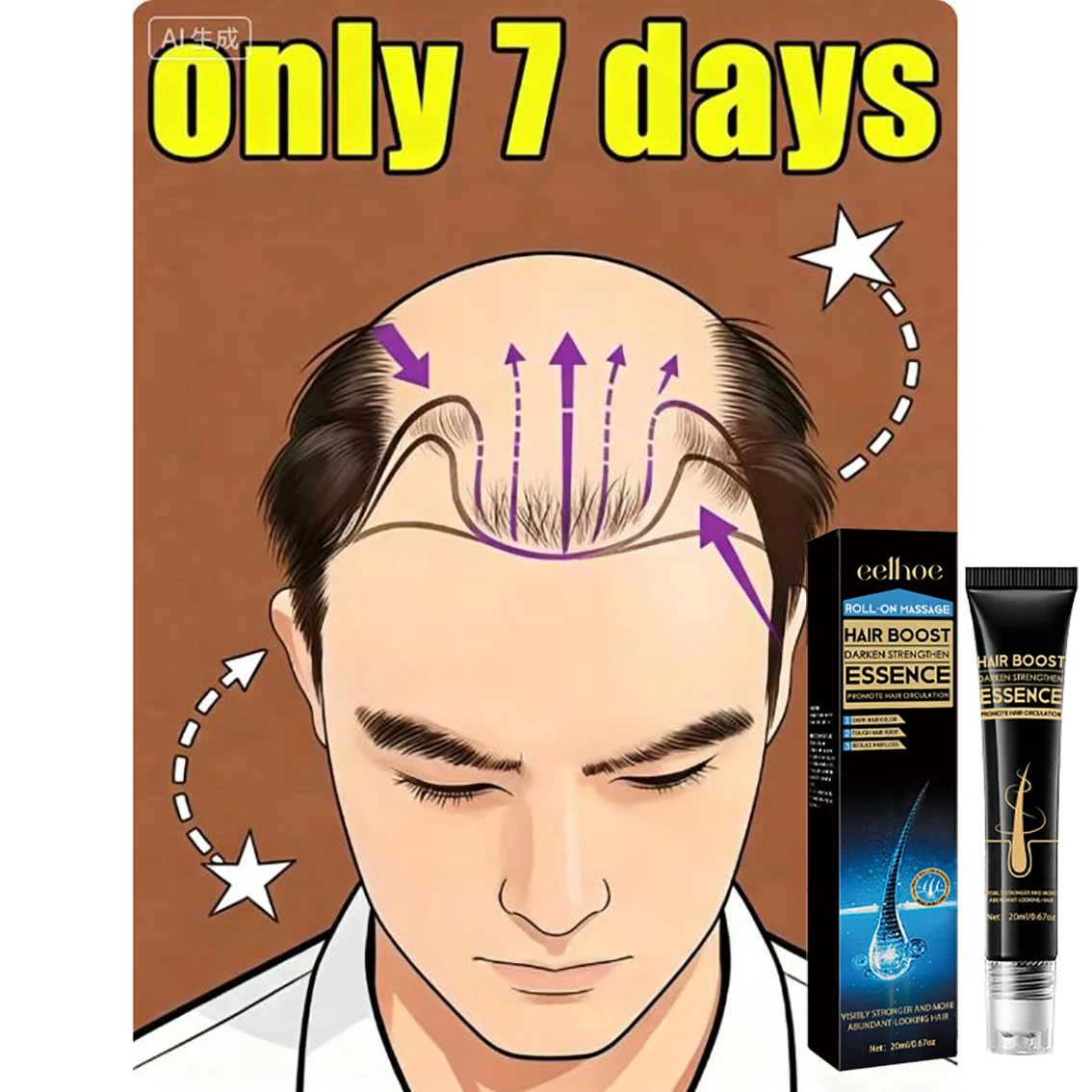 

It strengthens hair and promotes hair growth simultaneously, resulting in strong, resilient hair that is not easily broken.