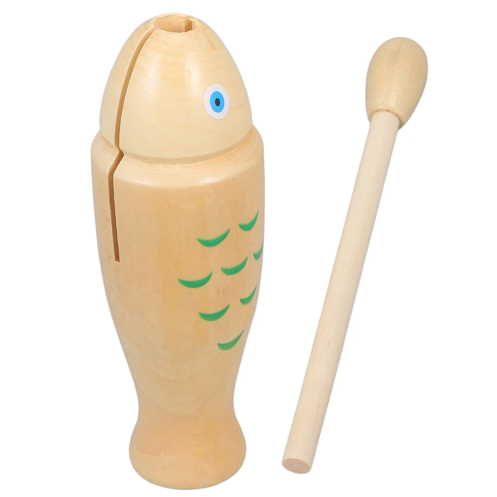 

1 Set Of Kids Wooden Guiro Percussion Instrument Toy For Early Learning Music