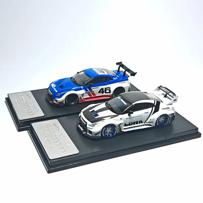 MC 1/64 GTR R35 2020 LBWK سبيكة سباق السيارات Diecasts ولعبة المركبات نموذج سيارة مصغرة مقياس نموذج سيارة للأطفال #3