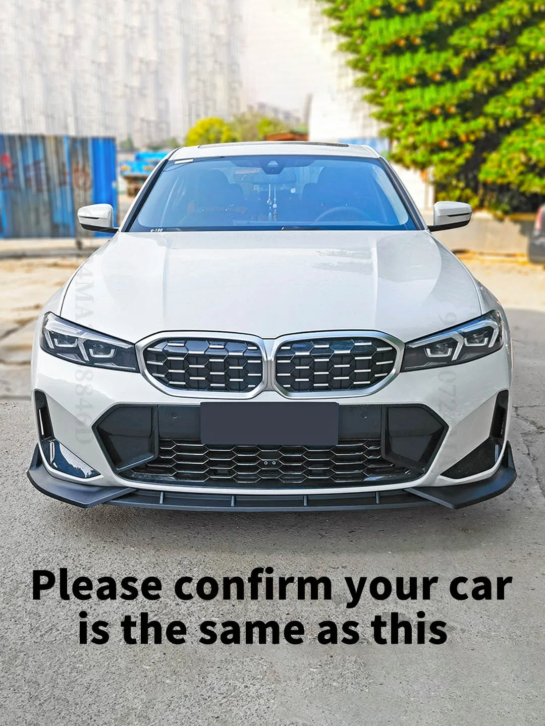 Front Bumper Lip Chin Air Dam Deflector Splitter For BMW 3 Series G20 G21 2023 330i 320d M340i Touring xDrive Tuning Body Kit