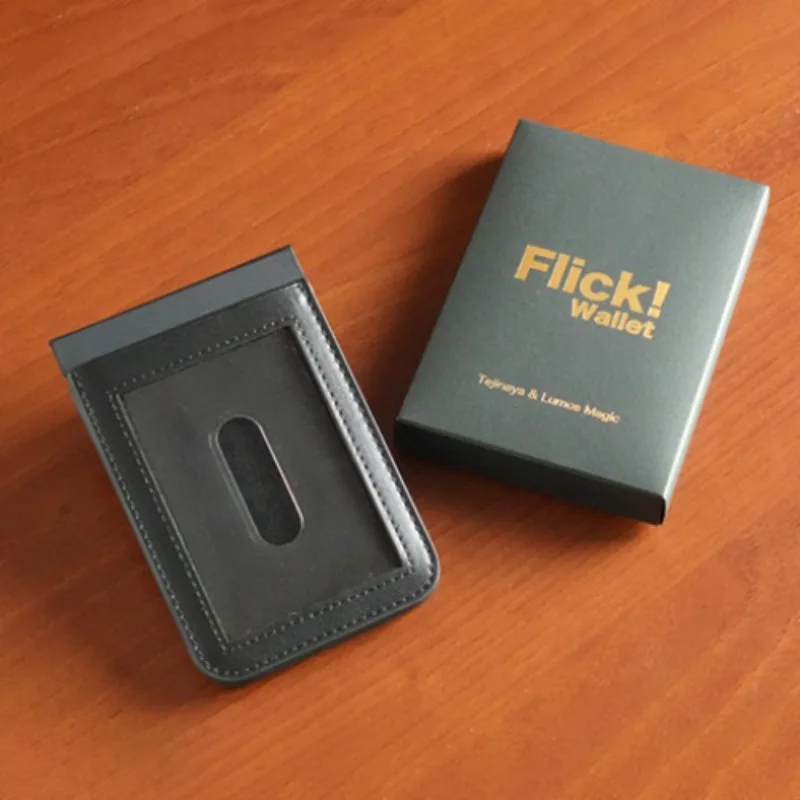 Flick Wallet 2.0 Accessory by Tejinaya Magic Tricks Gimmick Magician Close Up Street Illusions Acessoires Comedy Mentalism