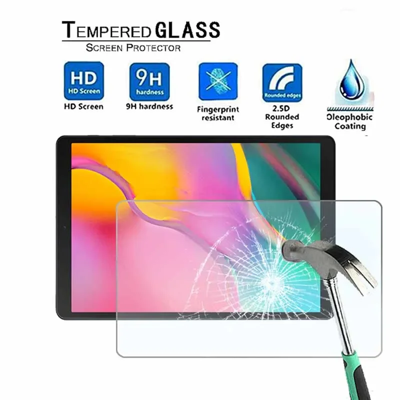 

For Samsung Galaxy Tab A 10.1 (2019) T510 T515- 9H Genuine Tablet Tempered Glass Screen Protector Film Guard Cover