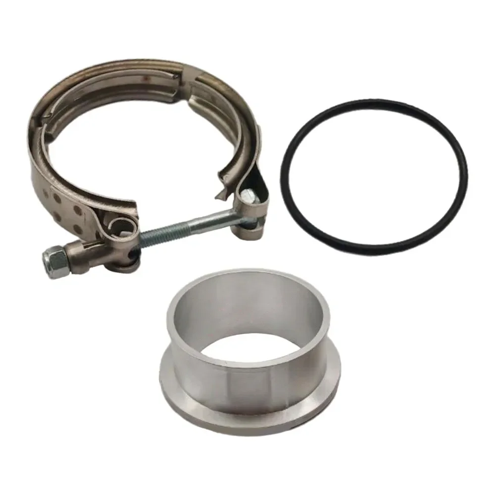Aluminum Turbo Compressor V-band Flange Clamp For Holset HX35 HX35W HX40