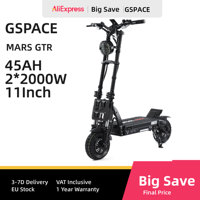 GSPACE MARS11 GTR Electric Scooter 2000*2W Motor 72V45Ah Battery Escooter  11 inch City tires E-Scooter