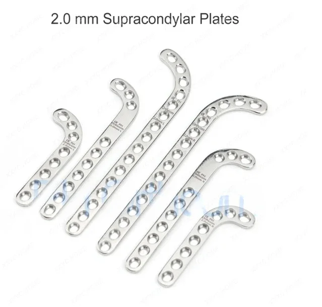 2.0mm Supracondylar Plate 317 Stainless Steel Veterinaria Pets Mascotas Orthopedic Surgical Implant Instruments Medical Supplies