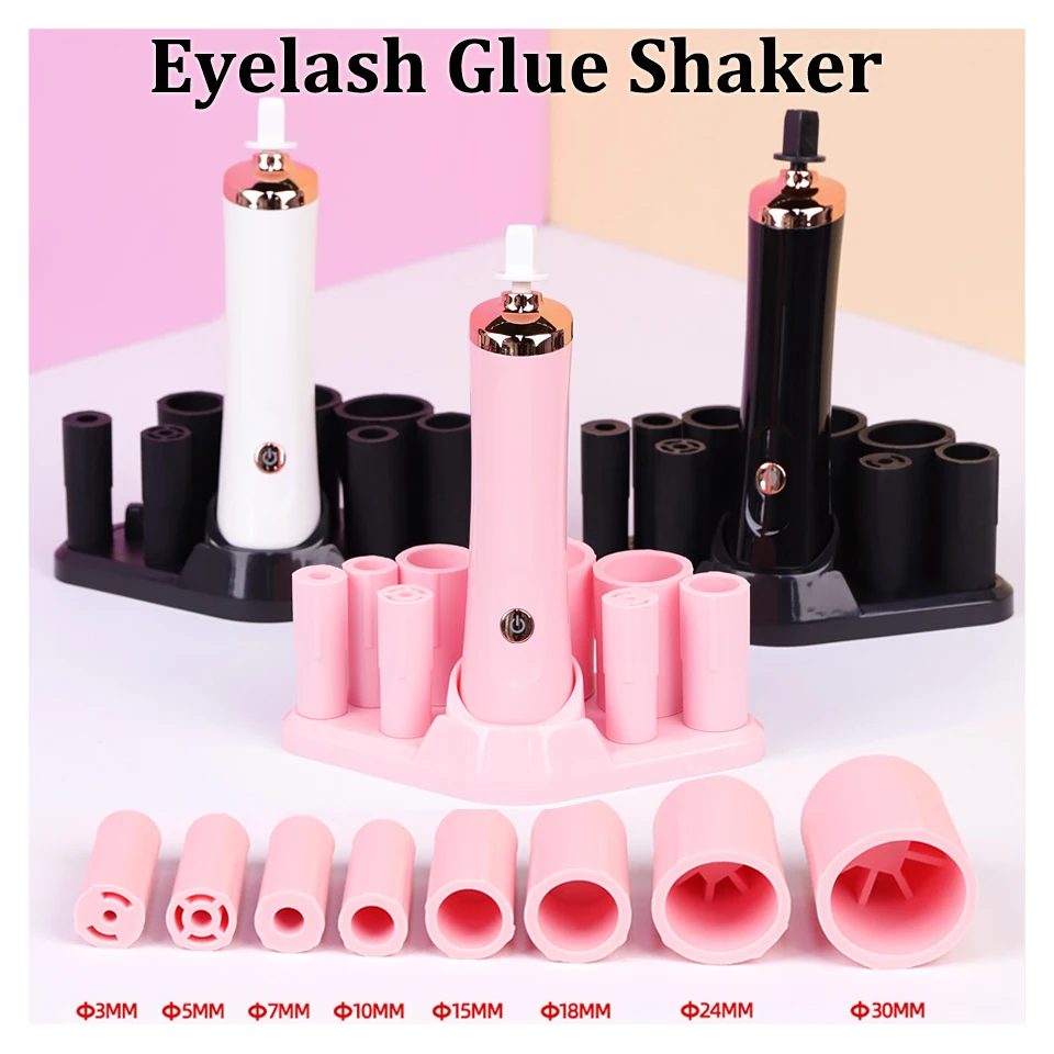 

Eyelash Glue Shaker Usb Charge Stirrer Electric Wake-Up Device for Nail Polish Tattoo Ink Pigment Liquid Shaking Machine Makeup