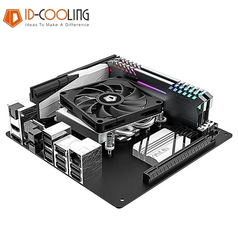 ID-COOLING NO-8010-PWM Case Fan 80mm 4Pin PWM Ultra-Thin CPU Cooling Fan 800-3000RPM Hydraulic Bearing PC Computer Ventilator