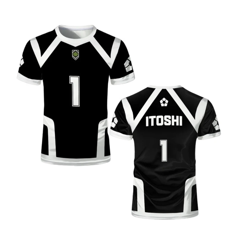 Japanese Anime Blue Lock Season 2 New Isagi Football Jersey T-shirts Cosplay Hyoma Chigiri Meguru Bachira Tees